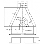 550 - 50 degree trailer end cap